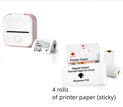 Portable Mini Thermal Label Printer 