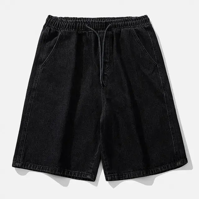 Men's Vintage Street Clothing Denim Shorts 