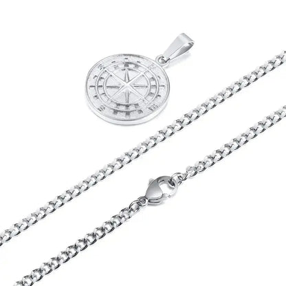 Men's Compass Necklaces