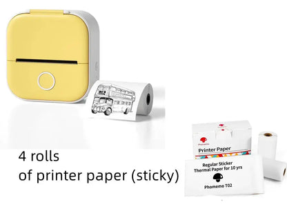 Portable Mini Thermal Label Printer 