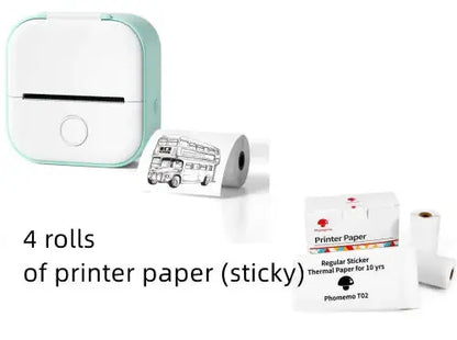 Portable Mini Thermal Label Printer 