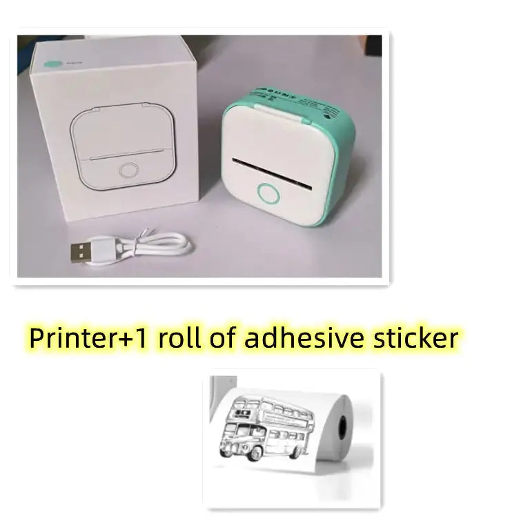 Portable Mini Thermal Label Printer 