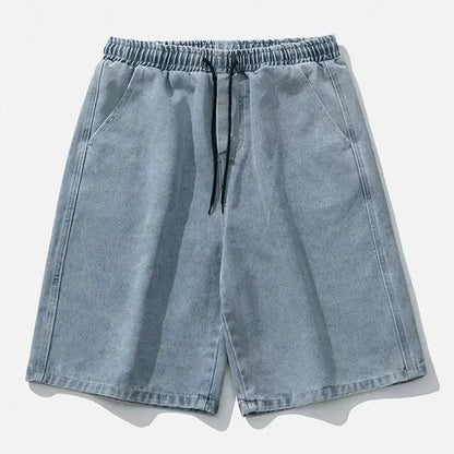 Men's Vintage Street Clothing Denim Shorts 