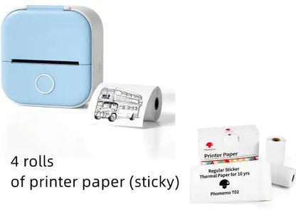 Portable Mini Thermal Label Printer 