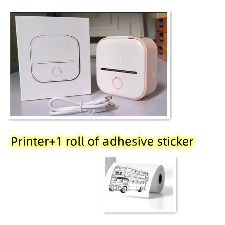 Portable Mini Thermal Label Printer 